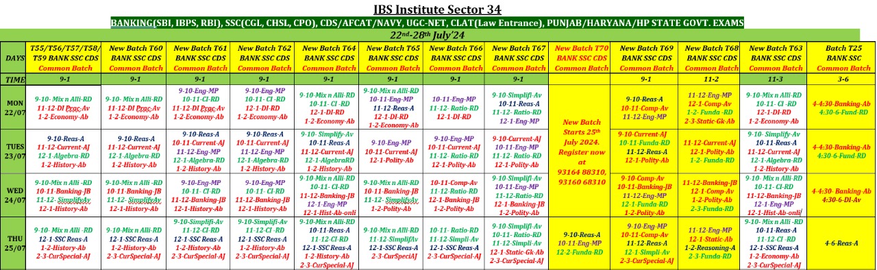 Time-table